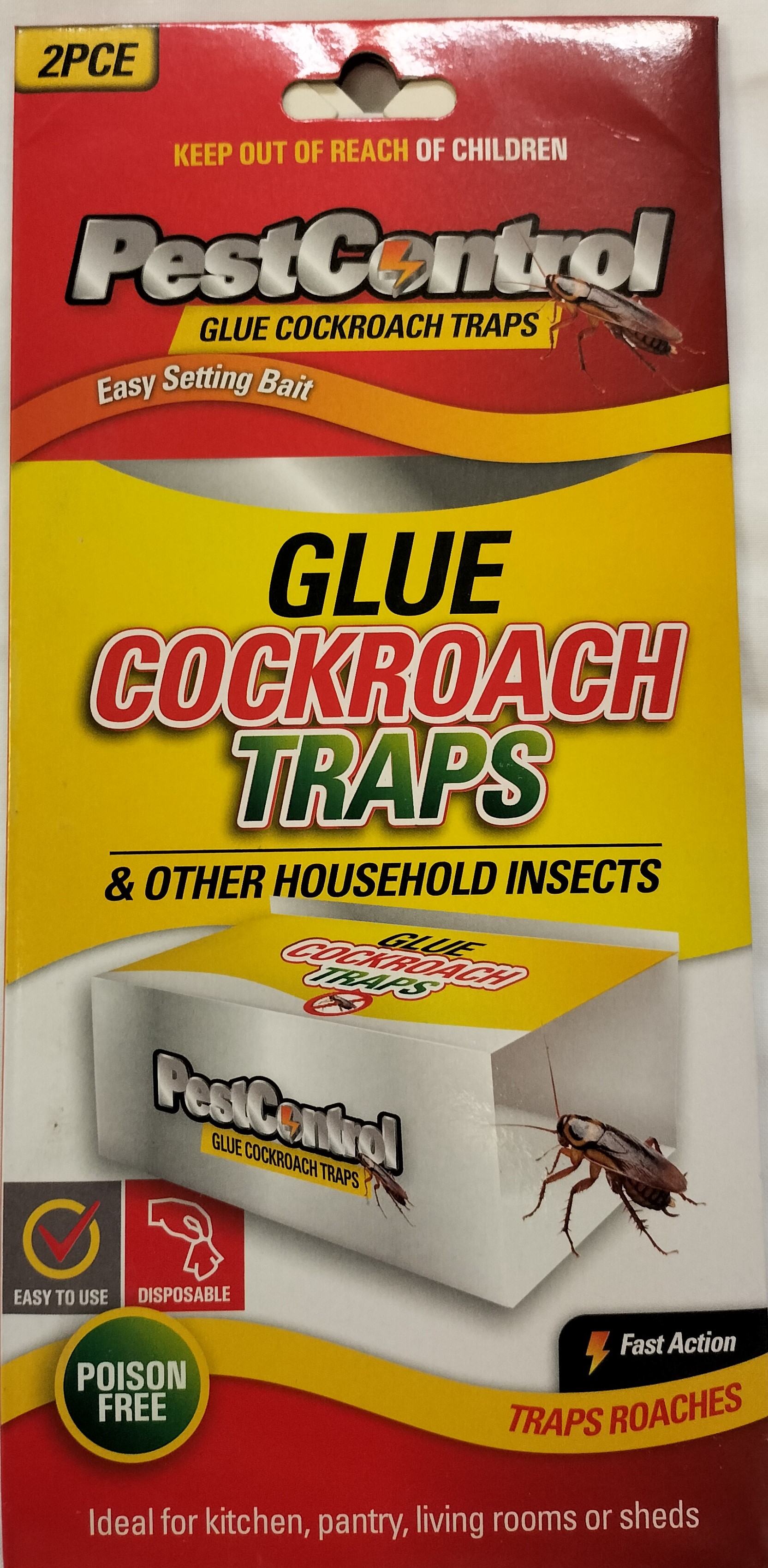 Glue Traps - Roach Pk 2
